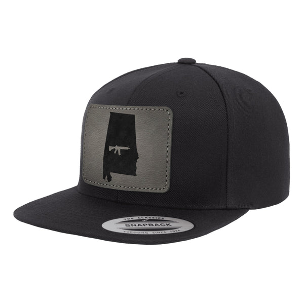 Keep Alabama Tactical Leather Patch Hat Snapback