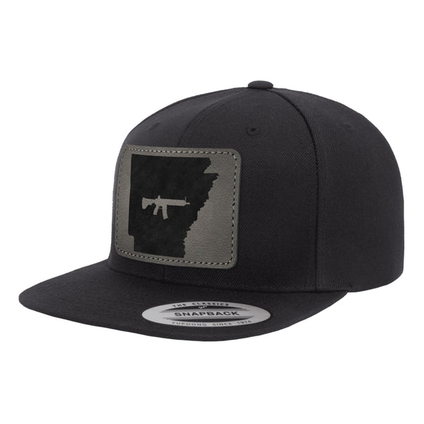 Keep Arkansas Tactical Leather Patch Hat Snapback