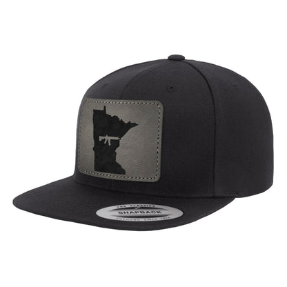 Keep Minnesota Tactical Leather Patch Hat Snapback