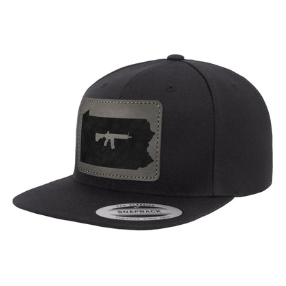 Keep Pennsylvania Tactical Leather Patch Hat Snapback