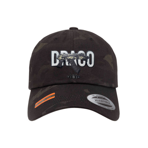 Draco AK Pistol Emblem Dad Hat Tactical Black MultiCam
