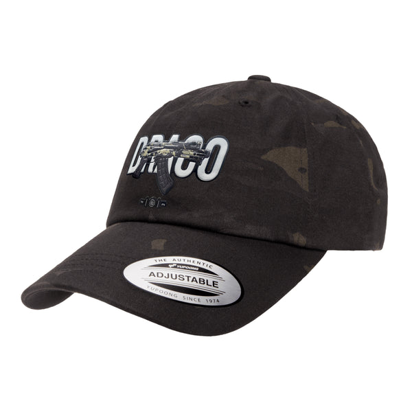 Draco AK Pistol Emblem Tactical Black MultiCam Hat FlexFit