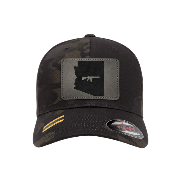 Keep Arizona Tactical Leather Patch Black Multicam Hat Flexfit