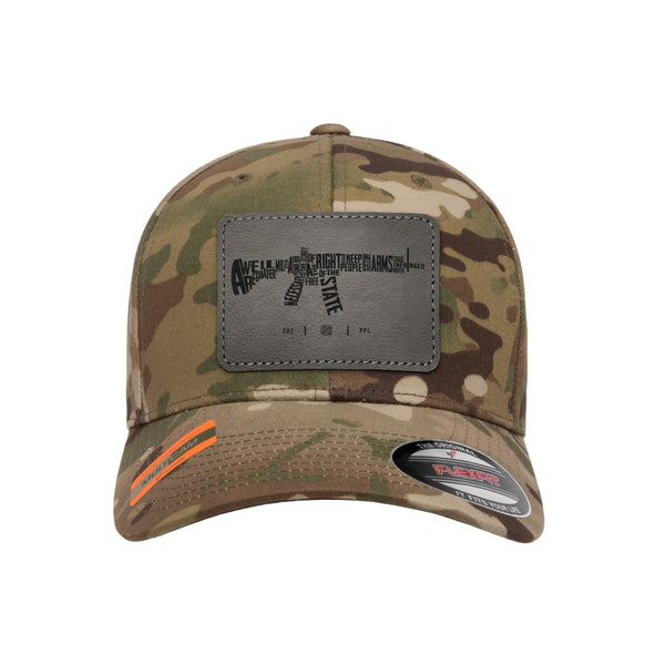 AR-15's Are Protected By The 2A Leather Patch Tactical Arid Hat FlexFit