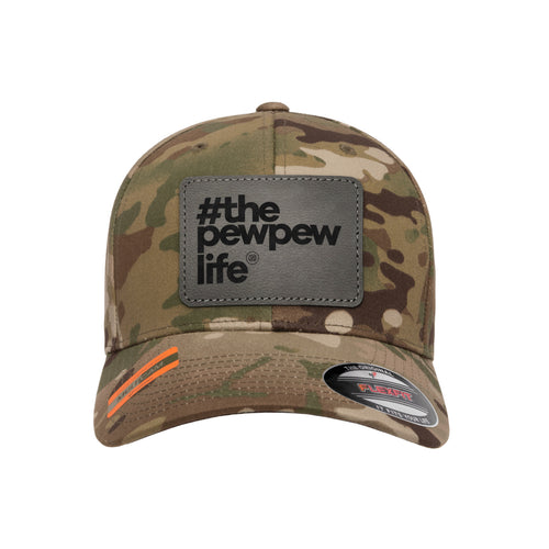 #ThePewPewLife Leather Patch Tactical Arid Hat FlexFit