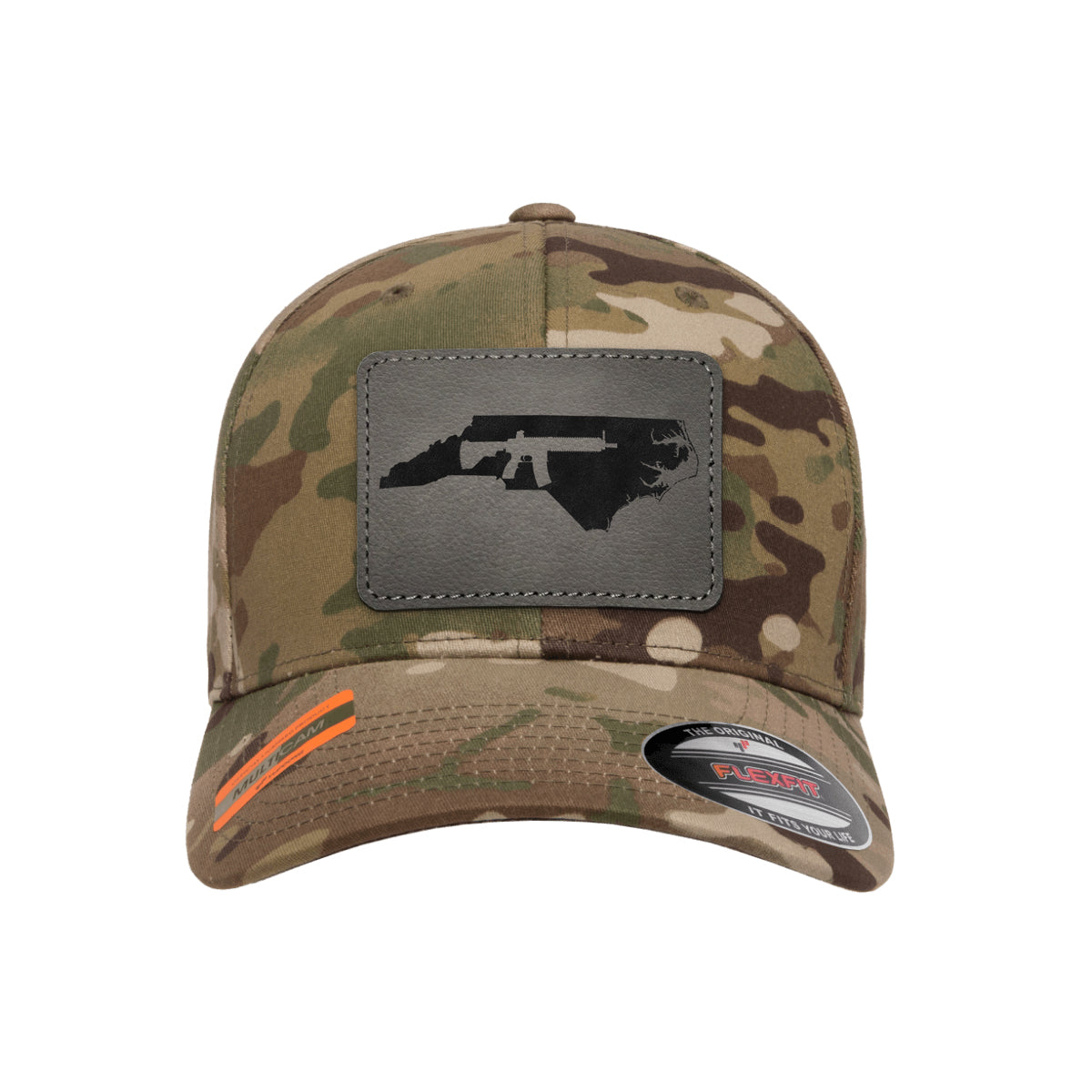 Keep North Carolina Tactical Leather Patch Tactical Arid Hat FlexFit