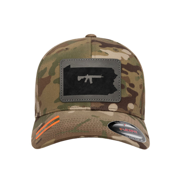 Keep Pennsylvania Tactical Leather Patch Tactical Arid Hat FlexFit