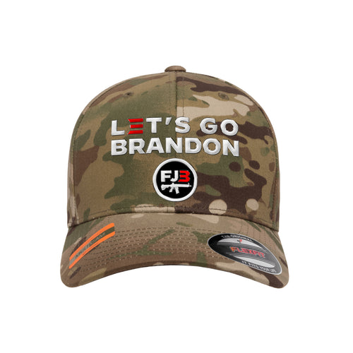 Let's Go Brandon Emblem MultiCam Tactical Arid Hat FlexFit