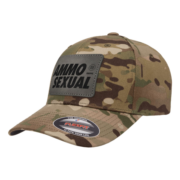 AmmoSexual Leather Patch Tactical Arid Hat FlexFit