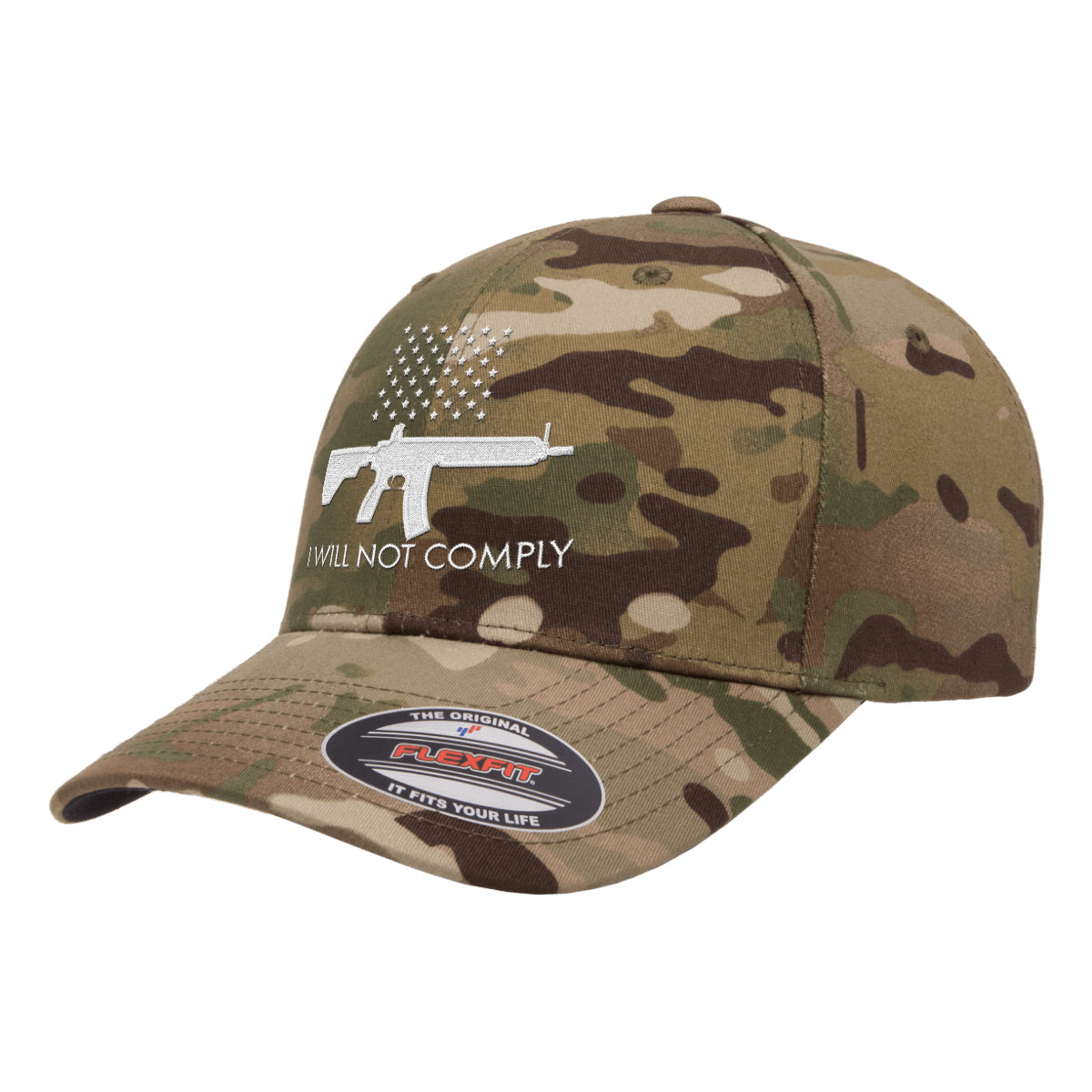 I Will NOT Comply Tactical Arid Hat FlexFit
