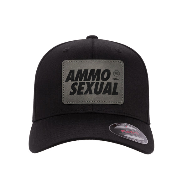 AmmoSexual Leather Patch Hat FlexFit