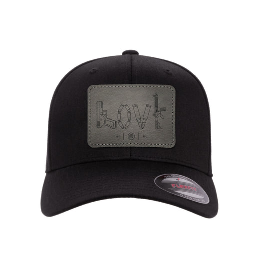 Tactical Love Leather Patch Hat FlexFit