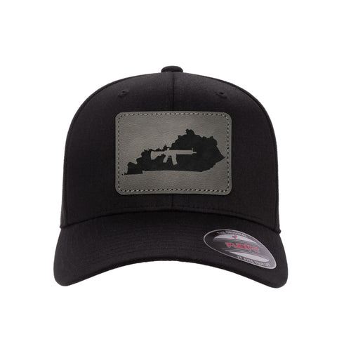 Keep Kentucky Tactical Leather Patch Hat Flexfit