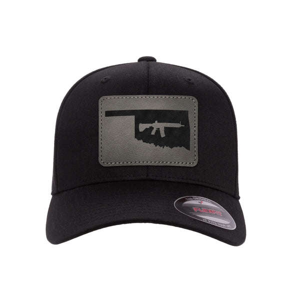 Keep Oklahoma Tactical Leather Patch Hat Flexfit