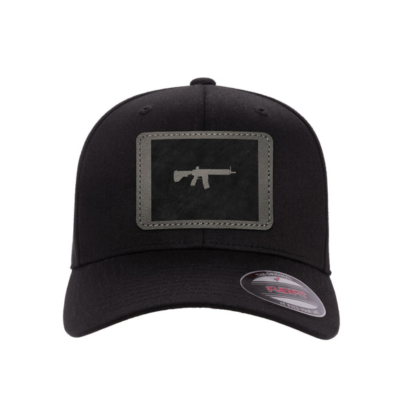 Keep Wyoming Tactical Leather Patch Hat Flexfit