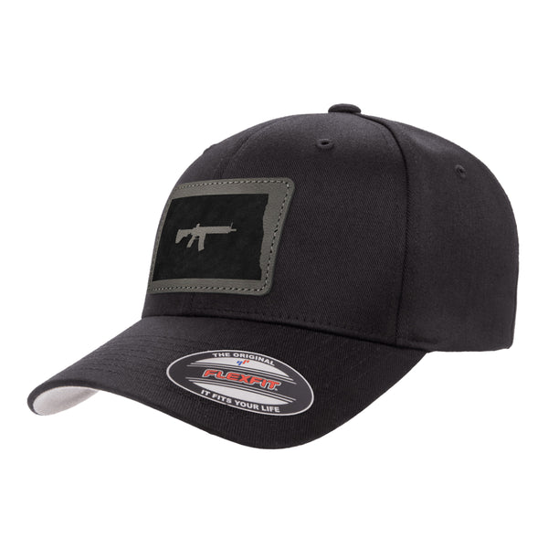 Keep North Dakota Tactical Leather Patch Hat Flexfit