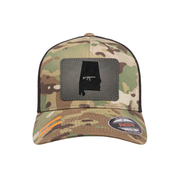 Keep Alabama Tactical Leather Patch Tactical Arid Flexfit Fitted Hat