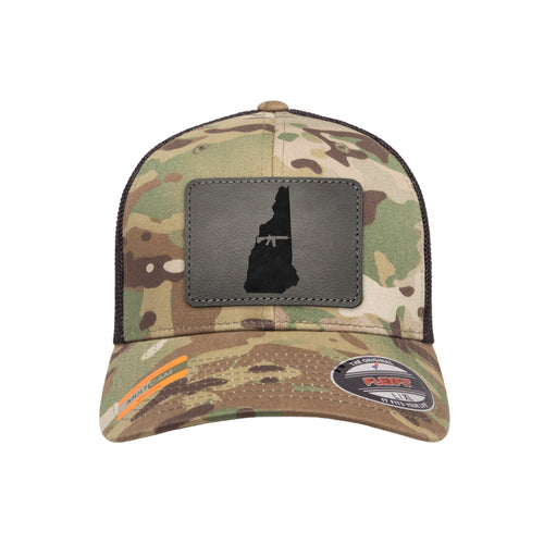 Keep New Hampshire Tactical Leather Patch Tactical Arid Flexfit Fitted Hat