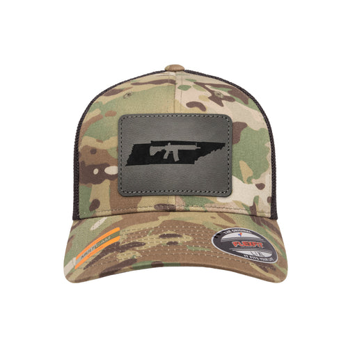 Keep Tennessee Tactical Leather Patch Tactical Arid Flexfit Fitted Hat