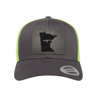 Keep Minnesota Tactical Leather Patch Trucker Hat