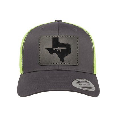 Keep Texas Tactical Leather Patch Trucker Hat