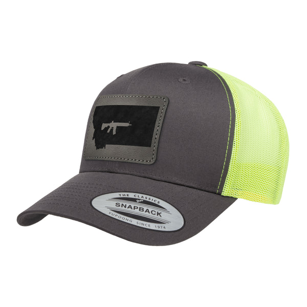 Keep Montana Tactical Leather Patch Trucker Hat