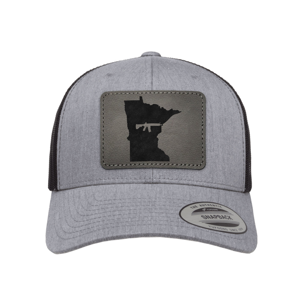 Keep Minnesota Tactical Leather Patch Trucker Hat