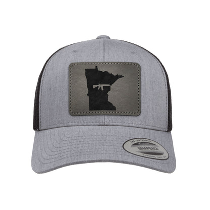 Keep Minnesota Tactical Leather Patch Trucker Hat
