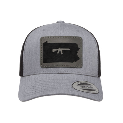 Keep Pennsylvania Tactical Leather Patch Trucker Hat