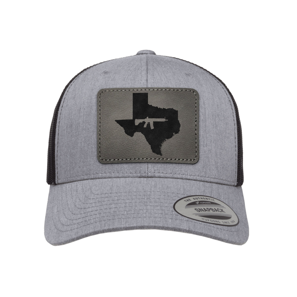 Keep Texas Tactical Leather Patch Trucker Hat