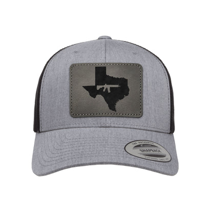 Keep Texas Tactical Leather Patch Trucker Hat