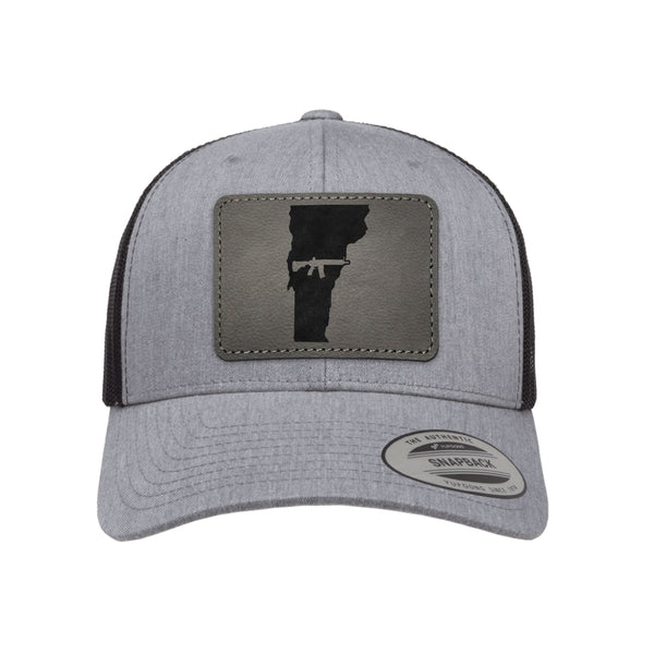 Keep Vermont Tactical Leather Patch Trucker Hat