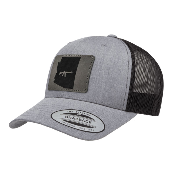 Keep Arizona Tactical Leather Patch Trucker Hat
