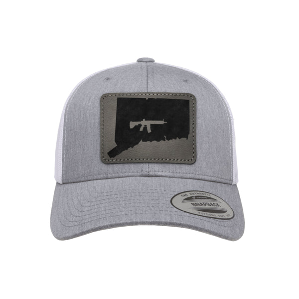 Keep Connecticut Tactical Leather Patch Trucker Hat