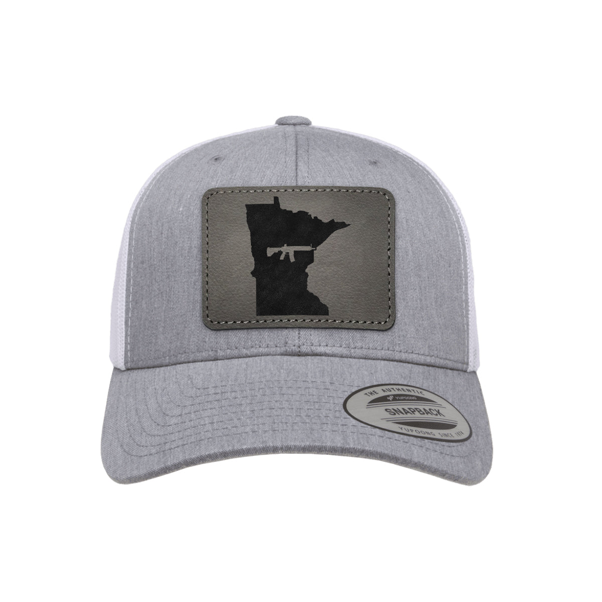 Keep Minnesota Tactical Leather Patch Trucker Hat