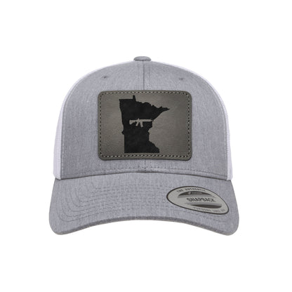 Keep Minnesota Tactical Leather Patch Trucker Hat