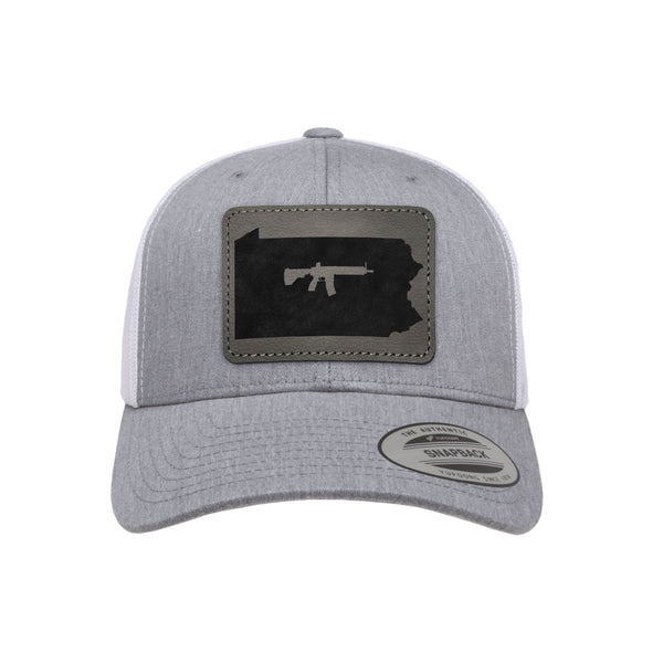 Keep Pennsylvania Tactical Leather Patch Trucker Hat