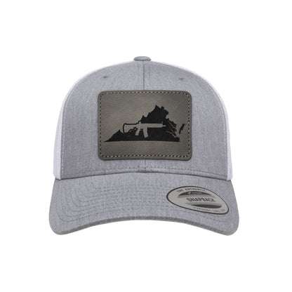 Keep Virginia Tactical Leather Patch Trucker Hat