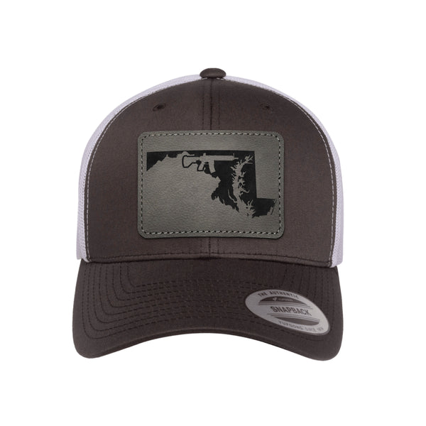 Keep Maryland Tactical Leather Patch Trucker Hat