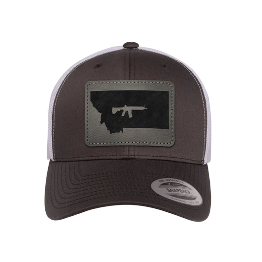 Keep Montana Tactical Leather Patch Trucker Hat