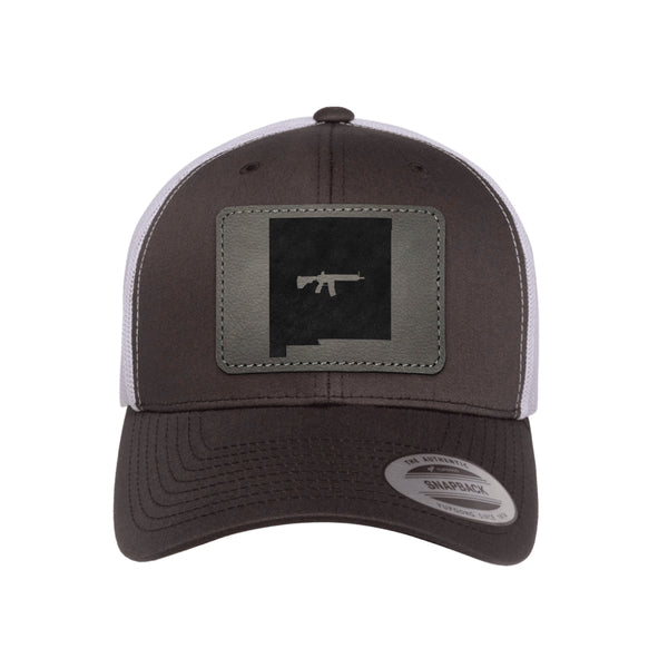 Keep New Mexico Tactical Leather Patch Trucker Hat