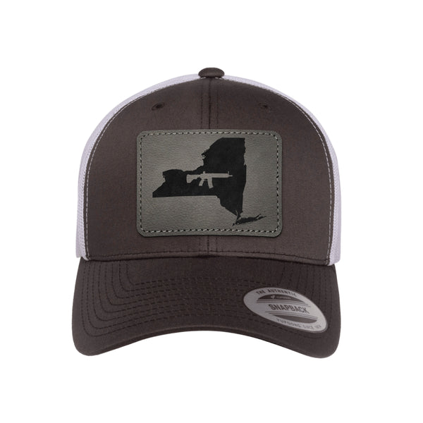 Keep New York Tactical Leather Patch Trucker Hat