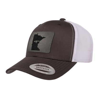 Keep Minnesota Tactical Leather Patch Trucker Hat