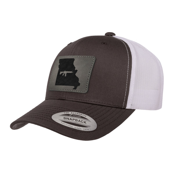 Keep Missouri Tactical Leather Patch Trucker Hat