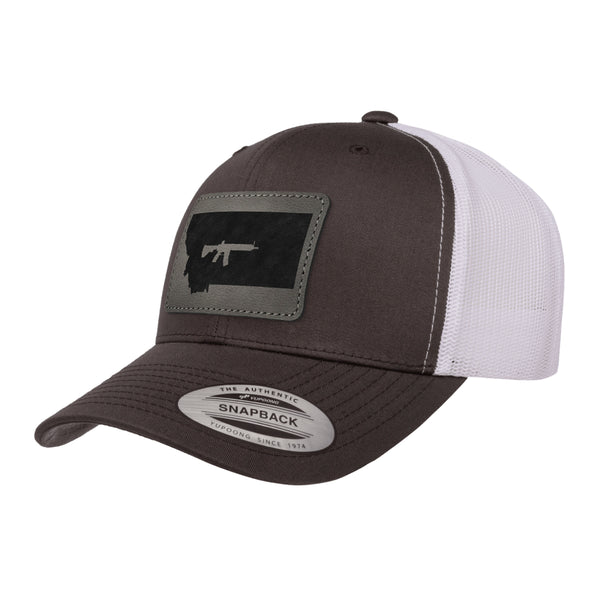 Keep Montana Tactical Leather Patch Trucker Hat