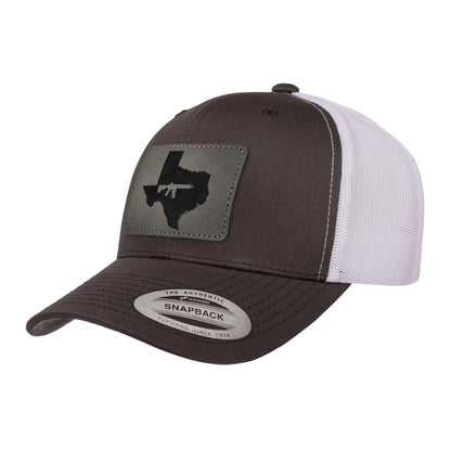 Keep Texas Tactical Leather Patch Trucker Hat