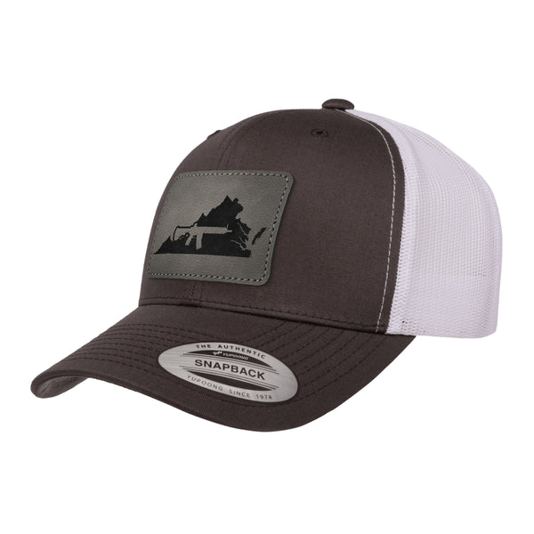 Keep Virginia Tactical Leather Patch Trucker Hat