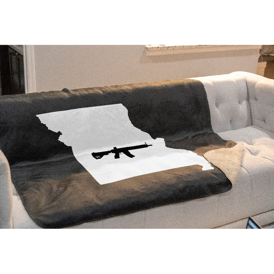 Keep Missouri Tactical Sherpa Throw Blanket