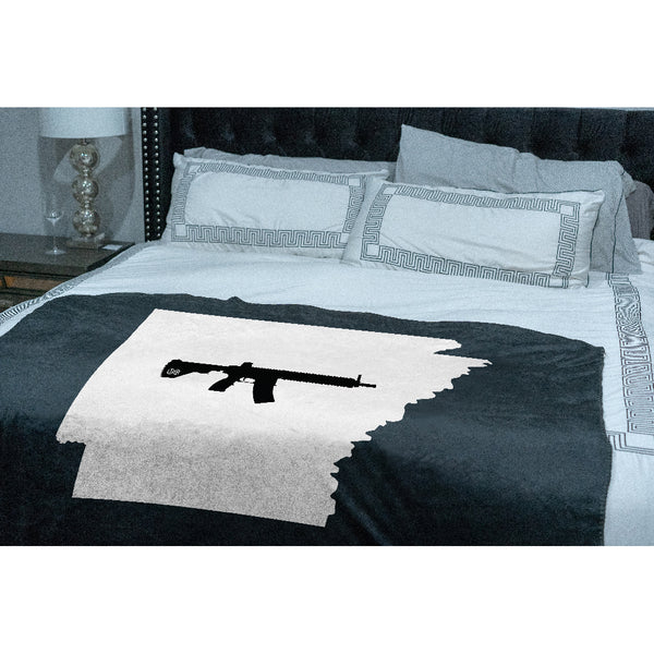 Keep Arkansas Tactical Sherpa Throw Blanket