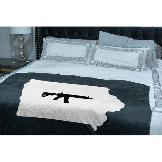 Keep Iowa Tactical Sherpa Throw Blanket